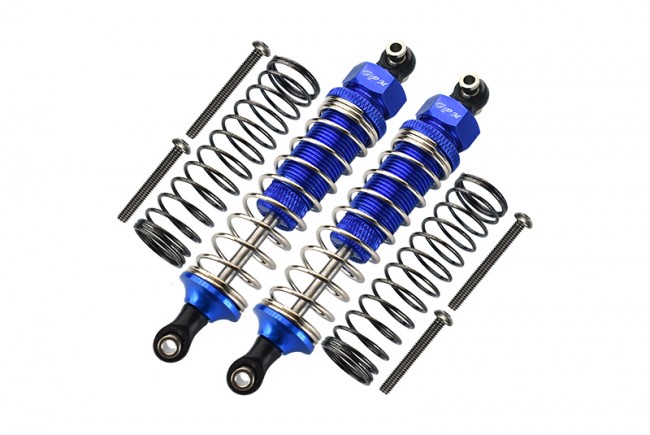 Gpm TRX4090 Aluminum Front / Rear Adjustable Spring Dampers 1/10 Trx4 Defender Trail Crawler Blue