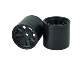 3racing FGX-116 Front Wheel Set For Foam For 3racing Sakura FGX Formula F-1 Car Black