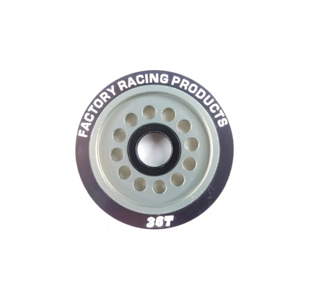 3racing 3RAC-3PY/36 Aluminum Diff. Pulley Gear T36 Silver