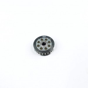 3racing 3RAC-3PYW/22 Aluminum Center One Way Pulley Gear T22