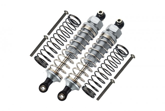 Gpm TRX4090 Aluminum Front / Rear Adjustable Spring Dampers 1/10 Trx4 Defender Trail Crawler Silver