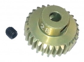 3racing 3RAC-PG4828 48 Pitch Pinion Gear 28t (7075 W/ Hard Coating)