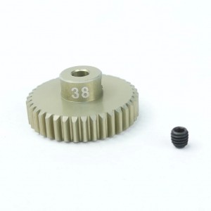 3racing 3RAC-PG4838 48 Pitch Pinion Gear 38t (7075 W/ Hard Coating)