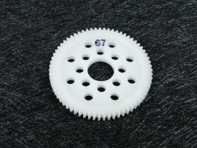 48 Pitch Spur Gear 67t White
