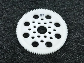 3racing 3RAC-SG4887 48 Pitch Spur Gear 87t White