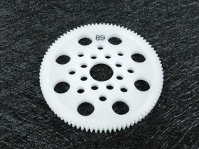 3racing 3RAC-SG4889 48 Pitch Spur Gear 89t White
