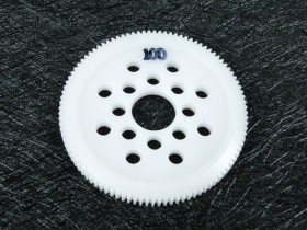 64 Pitch Spur Gear 100t White