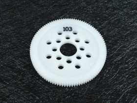 64 Pitch Spur Gear 103t White