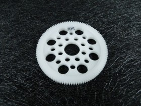 64 Pitch Spur Gear 105t White