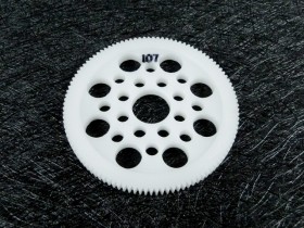 64 Pitch Spur Gear 107t White