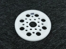 3racing 3RAC-SG64108 64 Pitch Spur Gear 108t White