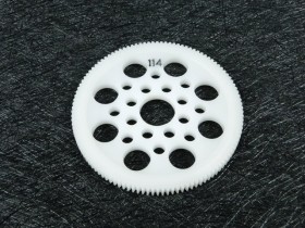 64 Pitch Spur Gear 114t White