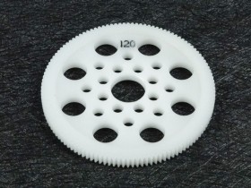 64 Pitch Spur Gear 120t White