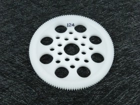 64 Pitch Spur Gear 124t White