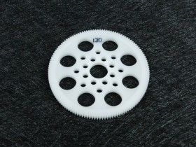 64 Pitch Spur Gear 130t White