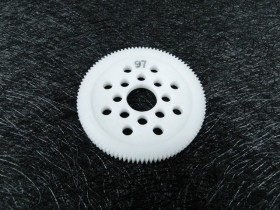 3racing 3RAC-SG6497 64 Pitch Spur Gear 97t White