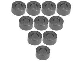 Gpm 3rac-wf330 Aluminium M3 Flat Washer 3.0mm (10 Pcs) Titanium