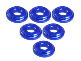 Shock Tower Shim M8 X 2mm (6pcs) Blue