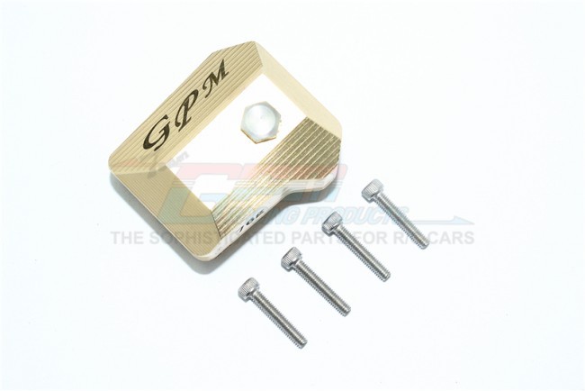 Gpm TRX4012AX Brass Front/rear Gearbox Cover 1/10 Electric 4wd Trx4 Defender Trail Crawler Original