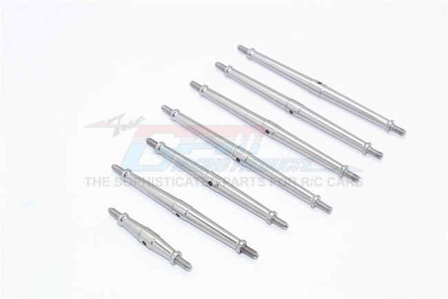 Gpm TRX4162 Aluminum Turnbuckles 1/10 Traxxas 4wd Trx4 Defender Trail Crawler Gun Silver