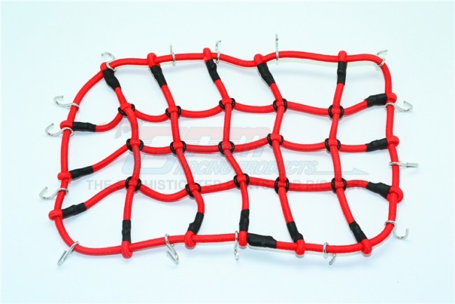 Elastic Cargo Netting For Crawlers Red