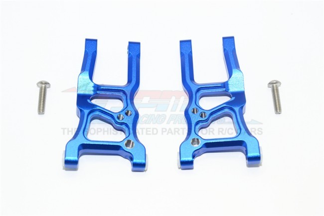 Gpm GT055 Aluminum Front Suspension Arms Traxxas 1/10 4wd Ford Gt4-tec 2.0 / 4-tec 3.0 93054-4 Blue