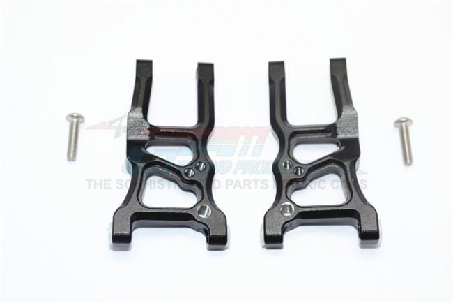 Gpm GT055 Aluminum Front Suspension Arms Traxxas 1/10 4wd Ford Gt4-tec 2.0 / 4-tec 3.0 93054-4 Black