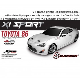 3racing Sakura Xi Sport 1/10 Touring & Toyota 86 Body Set Black