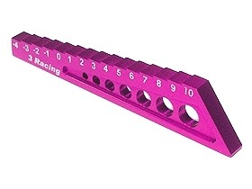 Chassis Droop Gauge -4 To 10mm Pink