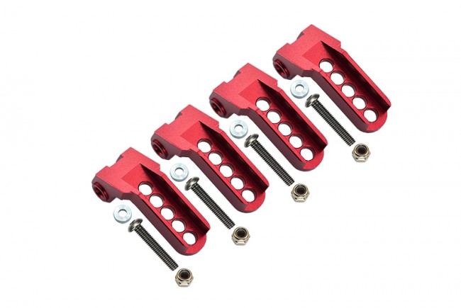 Gpm TRX4029FR Aluminum Adjustable F/r Damper Mount 1/10 Electric 4wd Trx4 Defender Trail Crawler Red