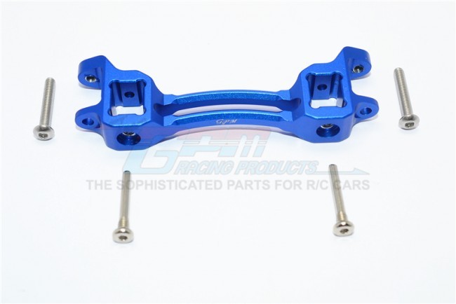 Gpm TRX4201FRB Aluminum Front/rear Body Post Mount 1/10 Electric 4wd Trx4 Defender Trail Crawler Blue