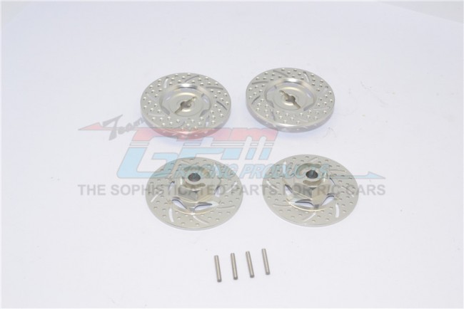 Gpm ERV010A/DISK Alloy Brake Disk Hex Adaptors Traxxas 1/16 Mini E-revo Silver