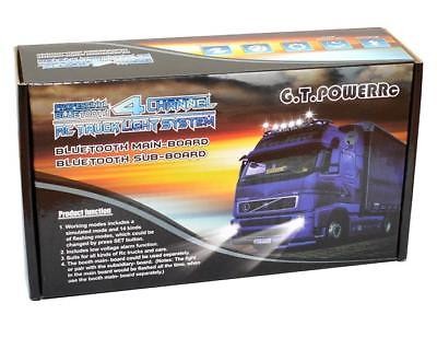 Gt Power Rc Professional Bluetooth4-channel Rc Truck Light System 1/14 Tractor Truck 