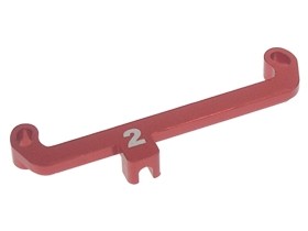 3racing AWD-10/2 Front Toe In / Out Linkage 2 Degree For Mini-z AWD 