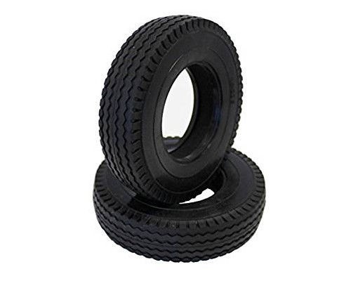 Optional Parts Standard Front Wide Tyre 2pcs For Tamiya 1/14 Semi-trailer Truck 