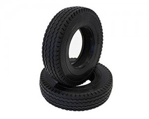 Optional Parts Standard Front Wide Tyre 2pcs For Tamiya 1/14 Semi-trailer Truck