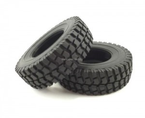 Rubber Wide Offroad Tyre W/ Sponge Insert Rc Tamiya 1/14 Tractor Truck