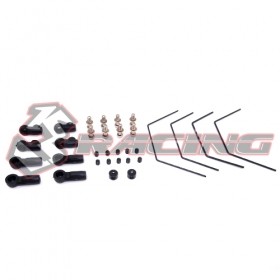 3racing Front & Rear Stabilizer Set For Tamiya M07 