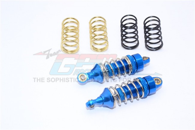 Gpm ERV348 Alloy Front / Rear Adjustable Spring Damper Traxxas 1/16 Mini E-revo Blue