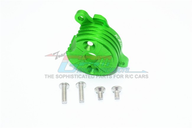 Aluminum Motor Mount With Heat Sink Fins 1/8 T3-01 Dancing Rider-57405 Green