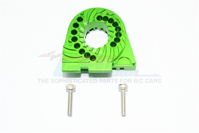 Gpm TRX4018L Aluminum Double Sided Motor Mount Plate With Heat Sink 1/10 Electric 4wd Trx4 Defender Trail Crawler Green