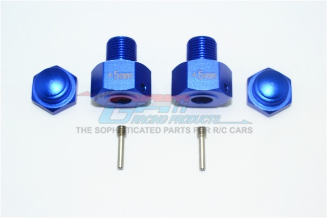 Gpm SB010/+5MM Aluminum Hex Adapter (+2mm) 1/6 4wd Super Baja Rey 4x4 Performance Desert Blue