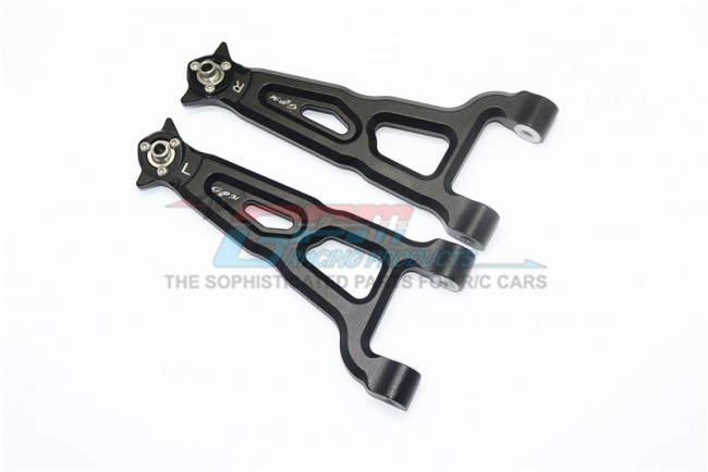 Gpm SB054 Aluminum Front Upper Suspension Arm  1/10 4wd Rock Rey Bruchless Rock Racer-los03009t1/t2 Black