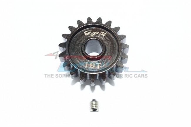 3racing SSB019T-BK Harden Steel #45 Pinion Gear 19t  Set 1/6 4wd Super Baja Rey 4x4 Performance Desert 