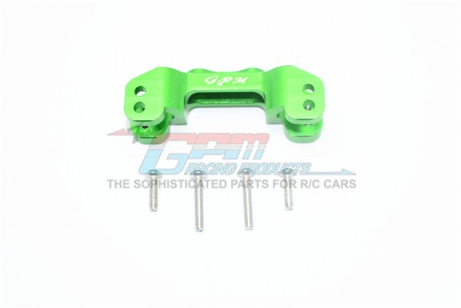 Gpm RK008F Aluminum Front Upper Mount For Upper Arm Links Losi 1/10 Rock Rey Los03009t1/t2 Green