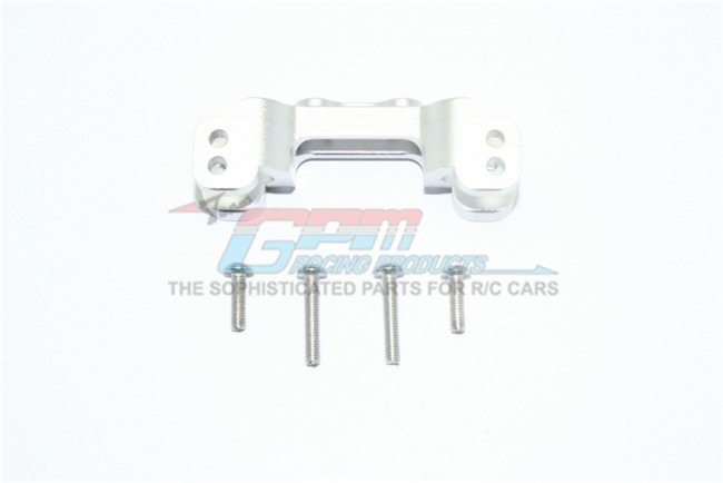 Gpm RK008F Aluminum Front Upper Mount For Upper Arm Links Losi 1/10 Rock Rey Los03009t1/t2 Silver