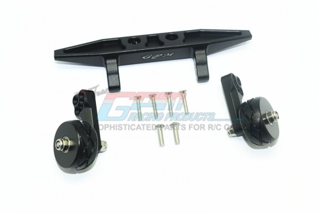 Gpm RUS4040R Aluminum Rear Adjustable Wheelie Traxxas 1/10 Rustler 4x4 Vxl 67076-4 Black