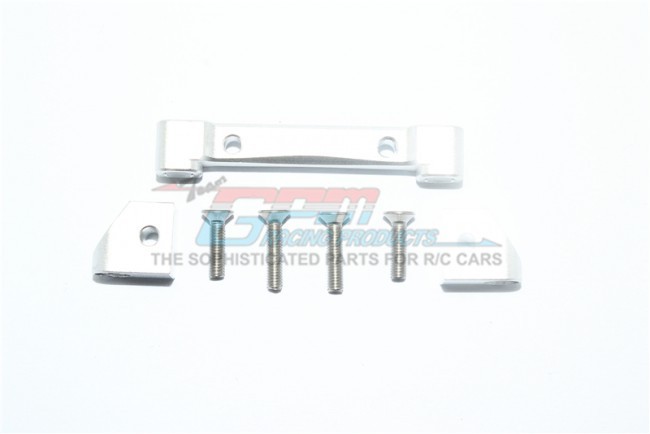 Gpm GT009 Aluminum Rear Lower Suspension Mount Traxxas 1/10 4wd Ford Gt4-tec 2.0 / 4-tec 3.0 93054 Silver
