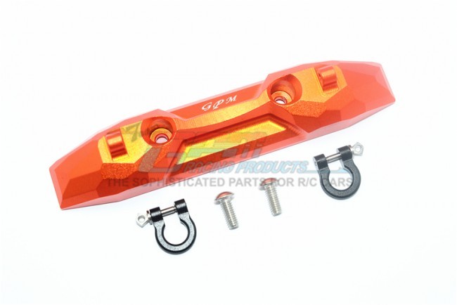 Gpm ER2330R Aluminum Rear Bumper With D-rings 1/10 Electric Traxxas 4wd E-revo Vxl Brushless 86086 Orange