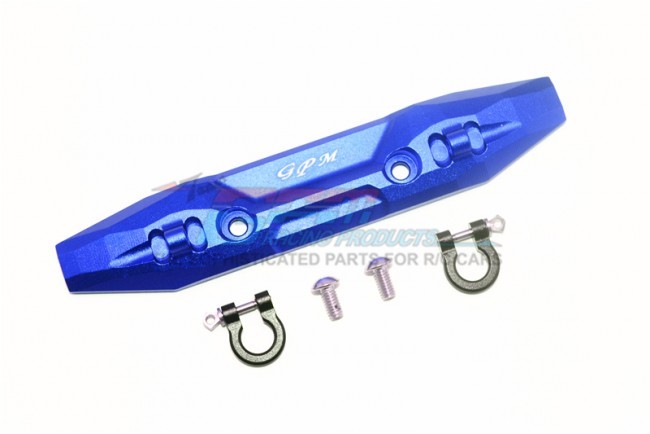Gpm ER2330F Aluminum Front Bumper With D-rings 1/10 Electric Traxxas 4wd E-revo Vxl Brushless 86086 Blue